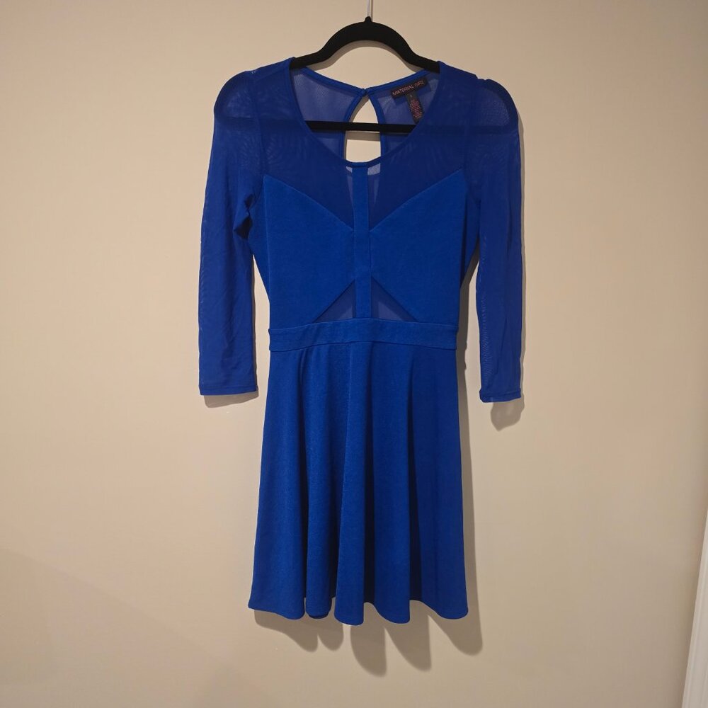 Material Girl Small Blue Dress